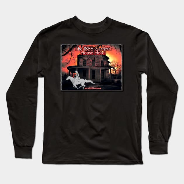 1858 Garnett House  - Ghost Rider Long Sleeve T-Shirt by The1858Hotel